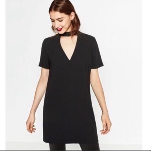 Zara Black Cut Out Dress